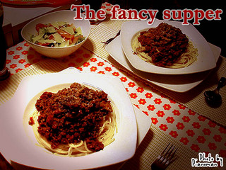 The fancy supper♪